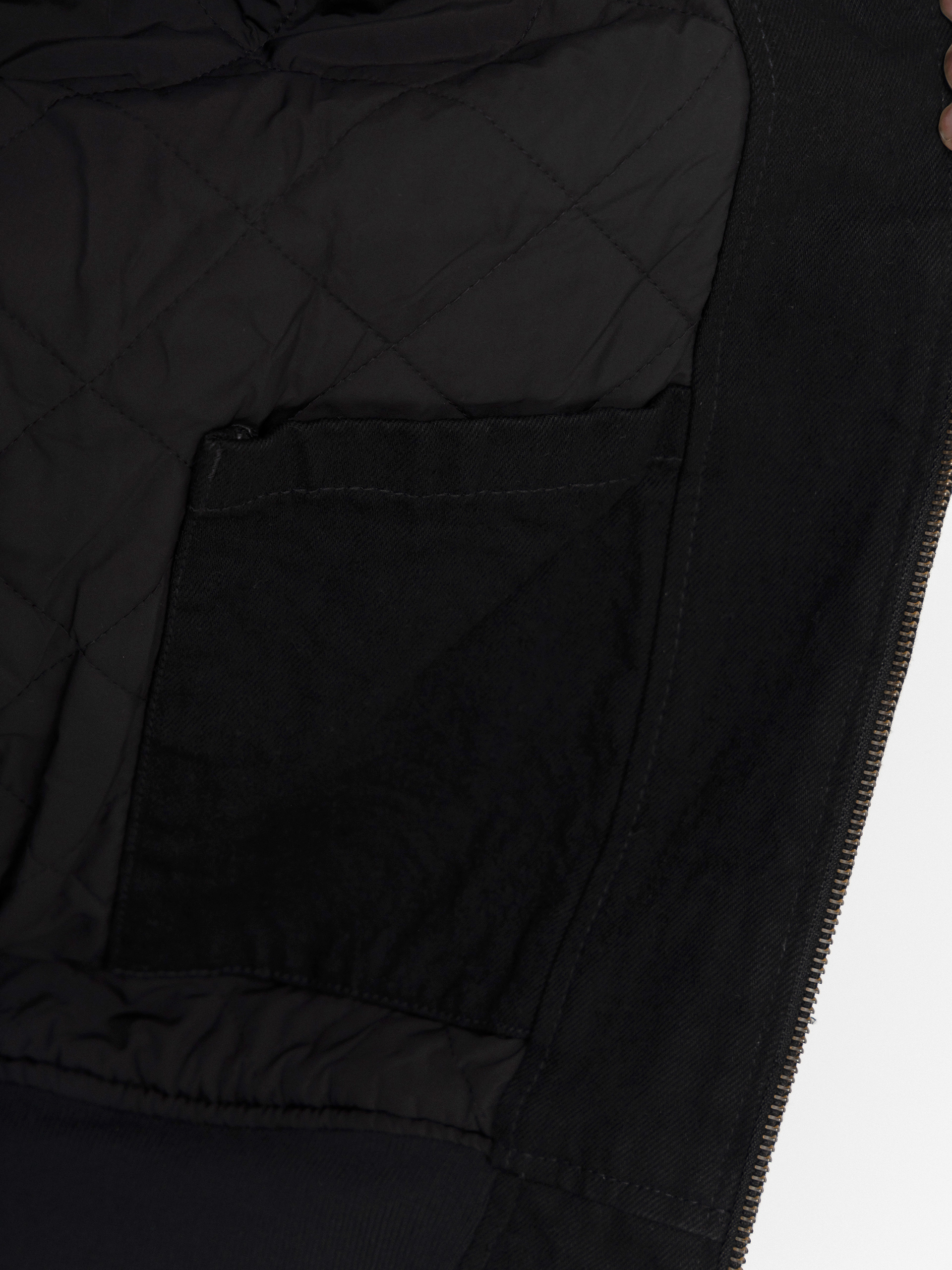 Kurtka Dickies Hilham Lined Denim Hooded Bomber (black)