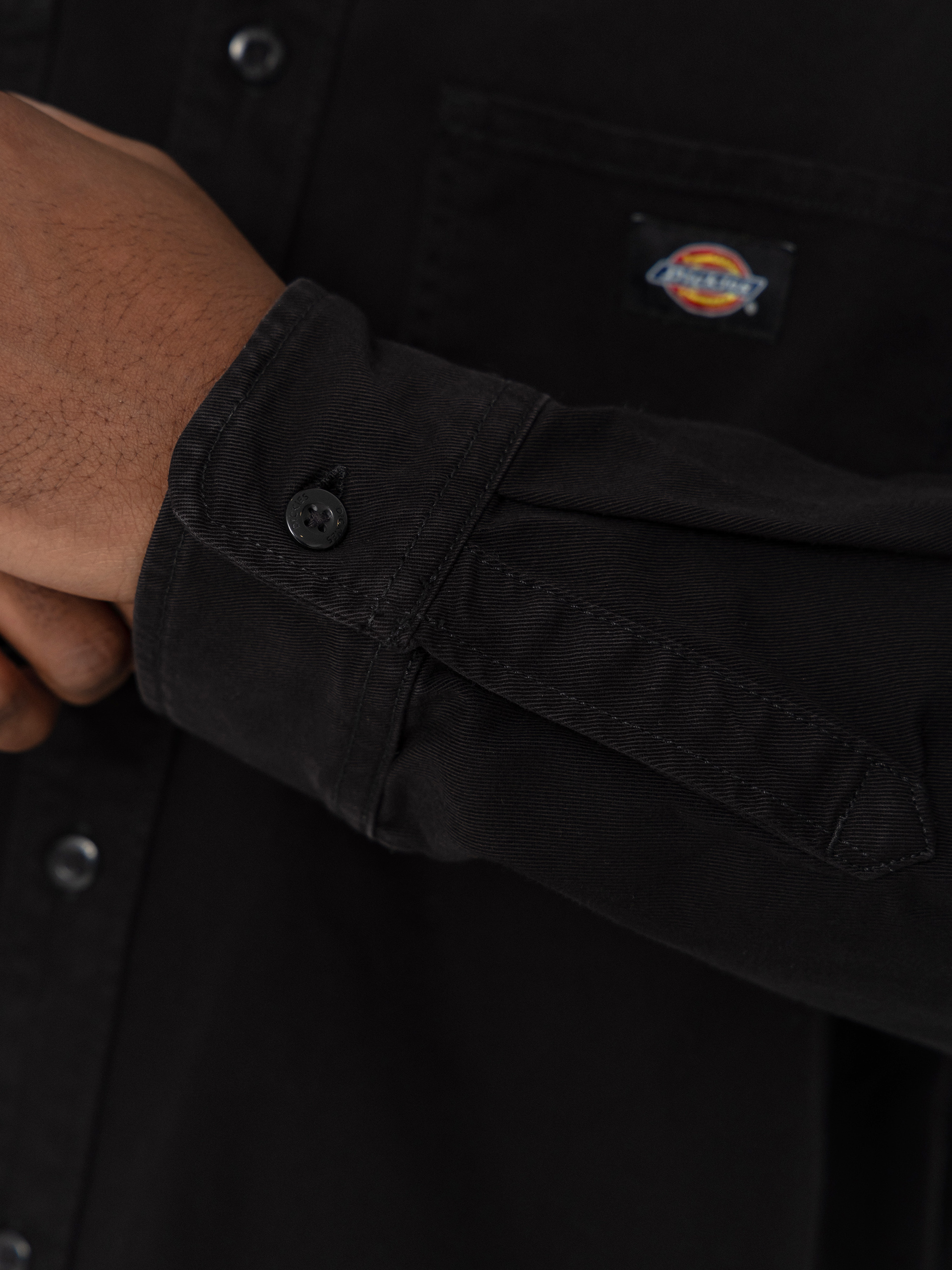 Koszula Dickies 247 Garment Dyed Work (black)