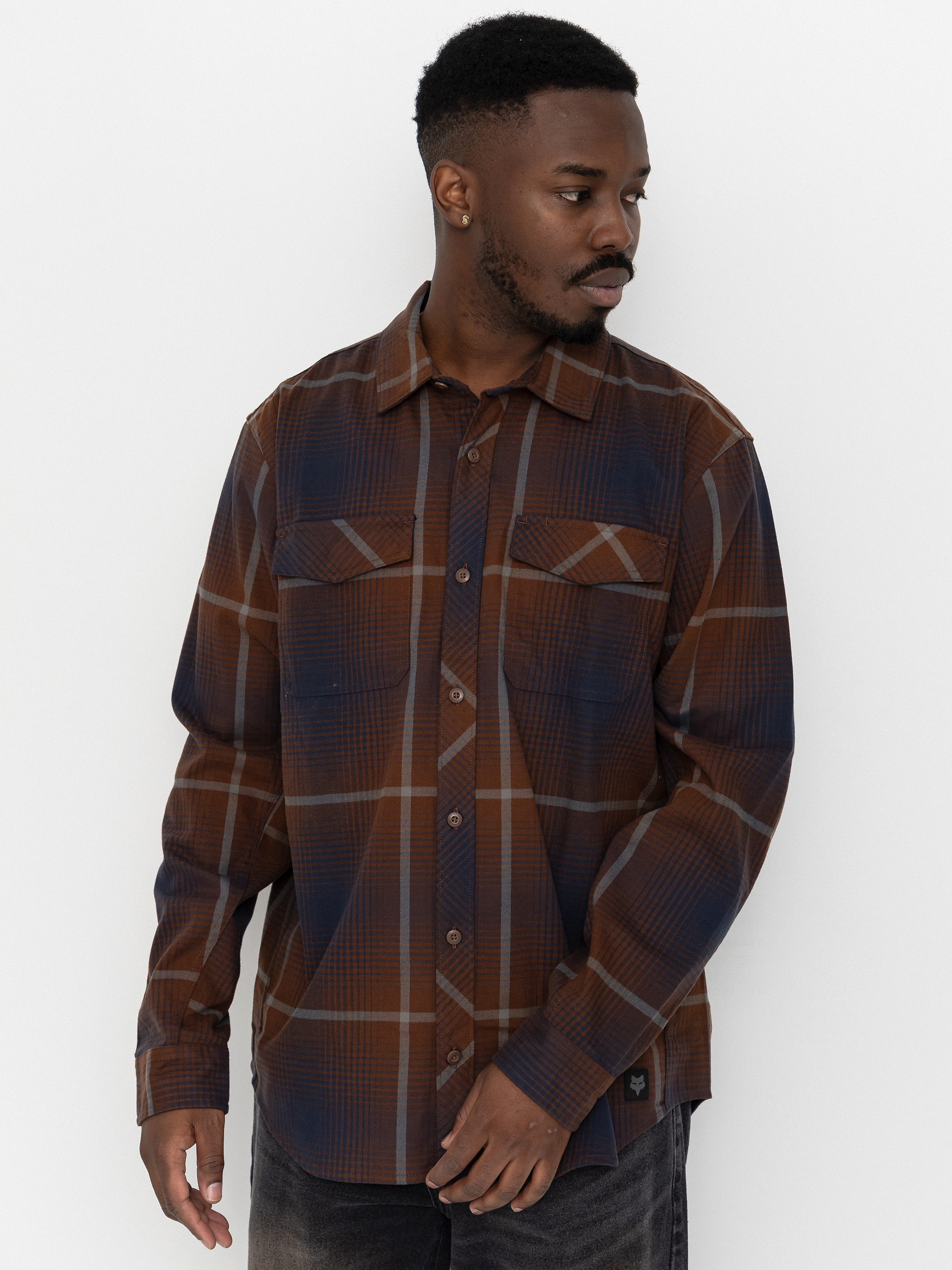 Koszula Fox Survivalist Fire Flannel (dark brown)