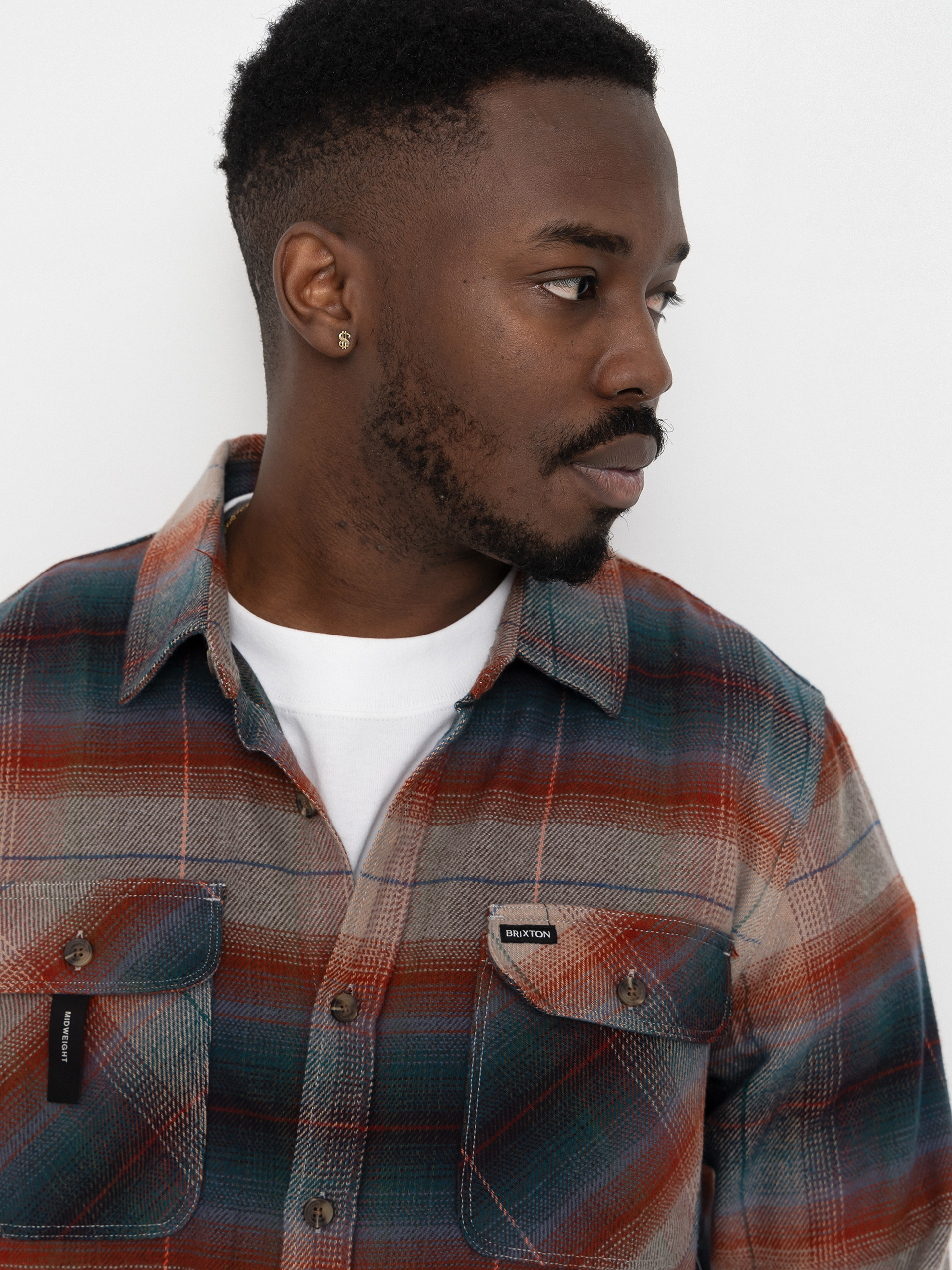 Koszula Brixton Bowery Flannel Ls (multi shadow)
