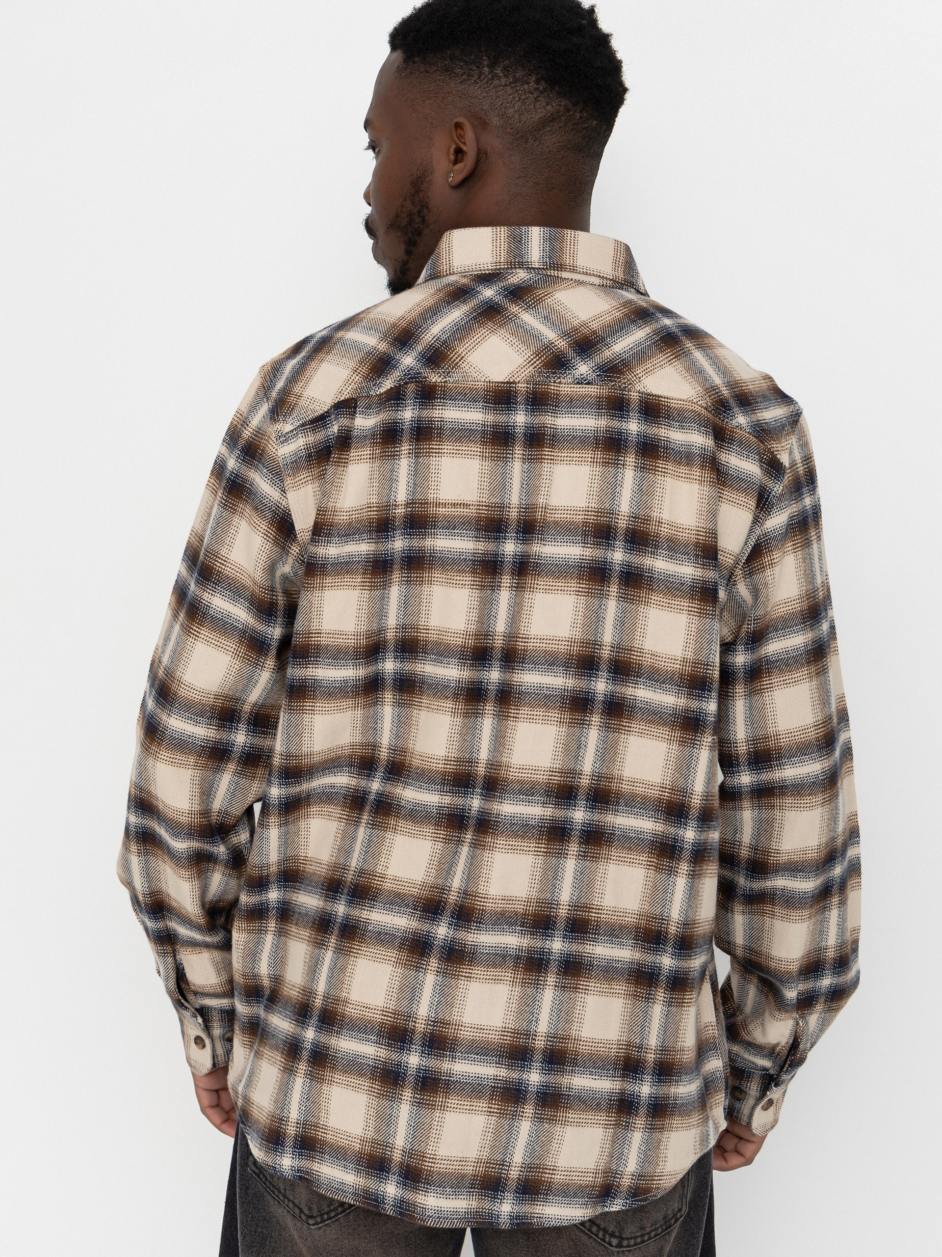 Koszula Brixton Bowery Flannel Ls (soft brown plaid)