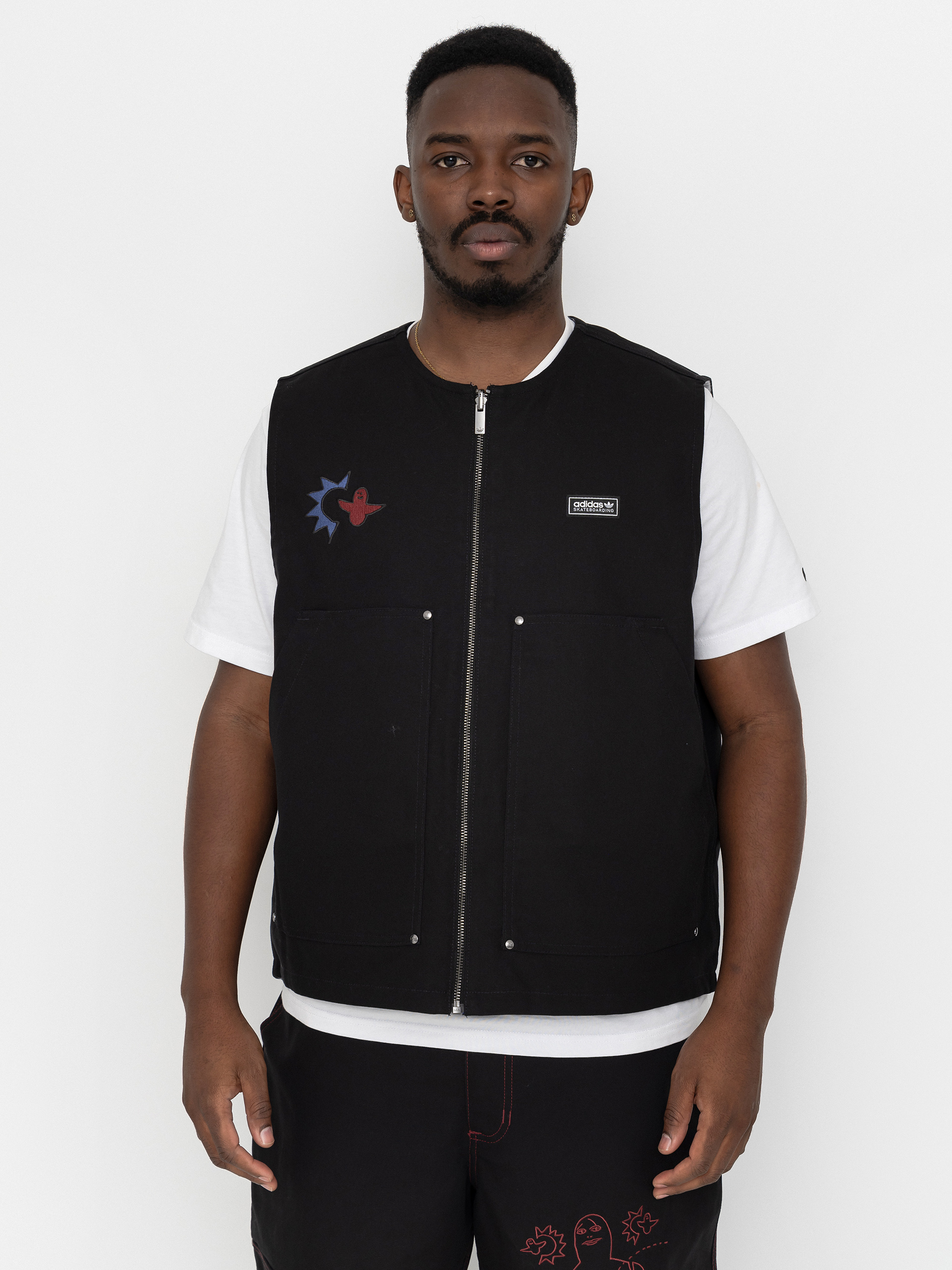 Kamizelka adidas Gonz Plaid (black)
