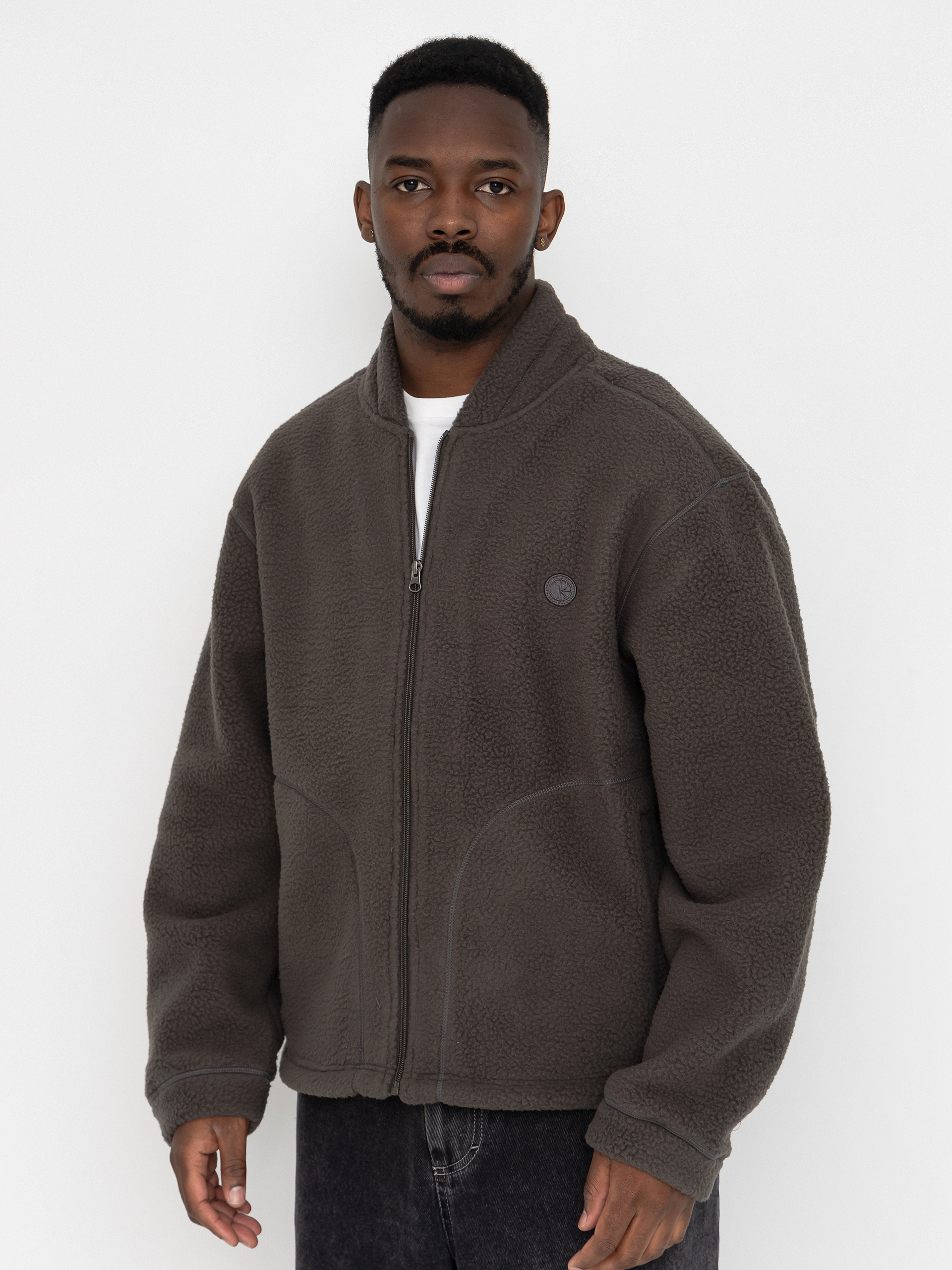 Kurtka Polar Skate Roman Fleece (dirty black)