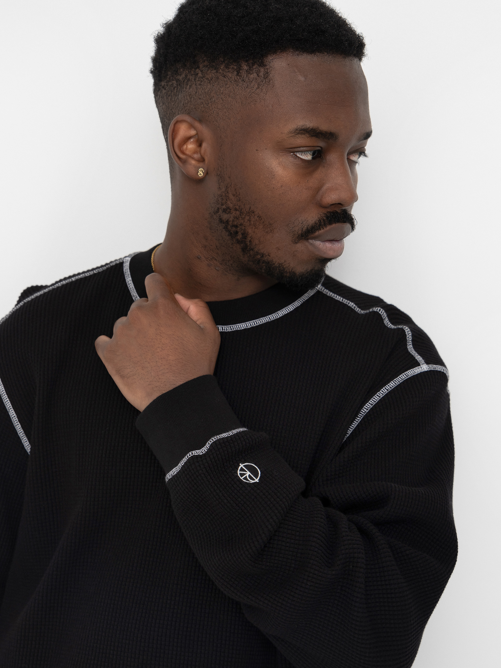 Longsleeve Polar Skate Dylan (black/white)