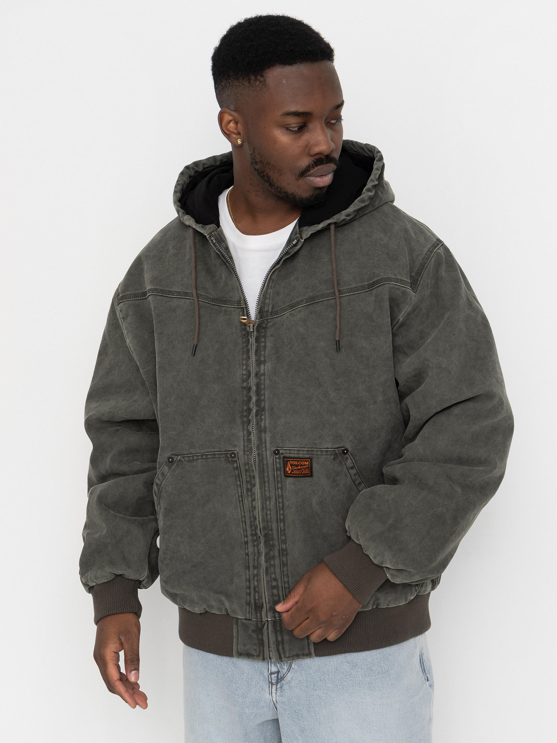 Kurtka Volcom Hamilstorm (rinsed black)