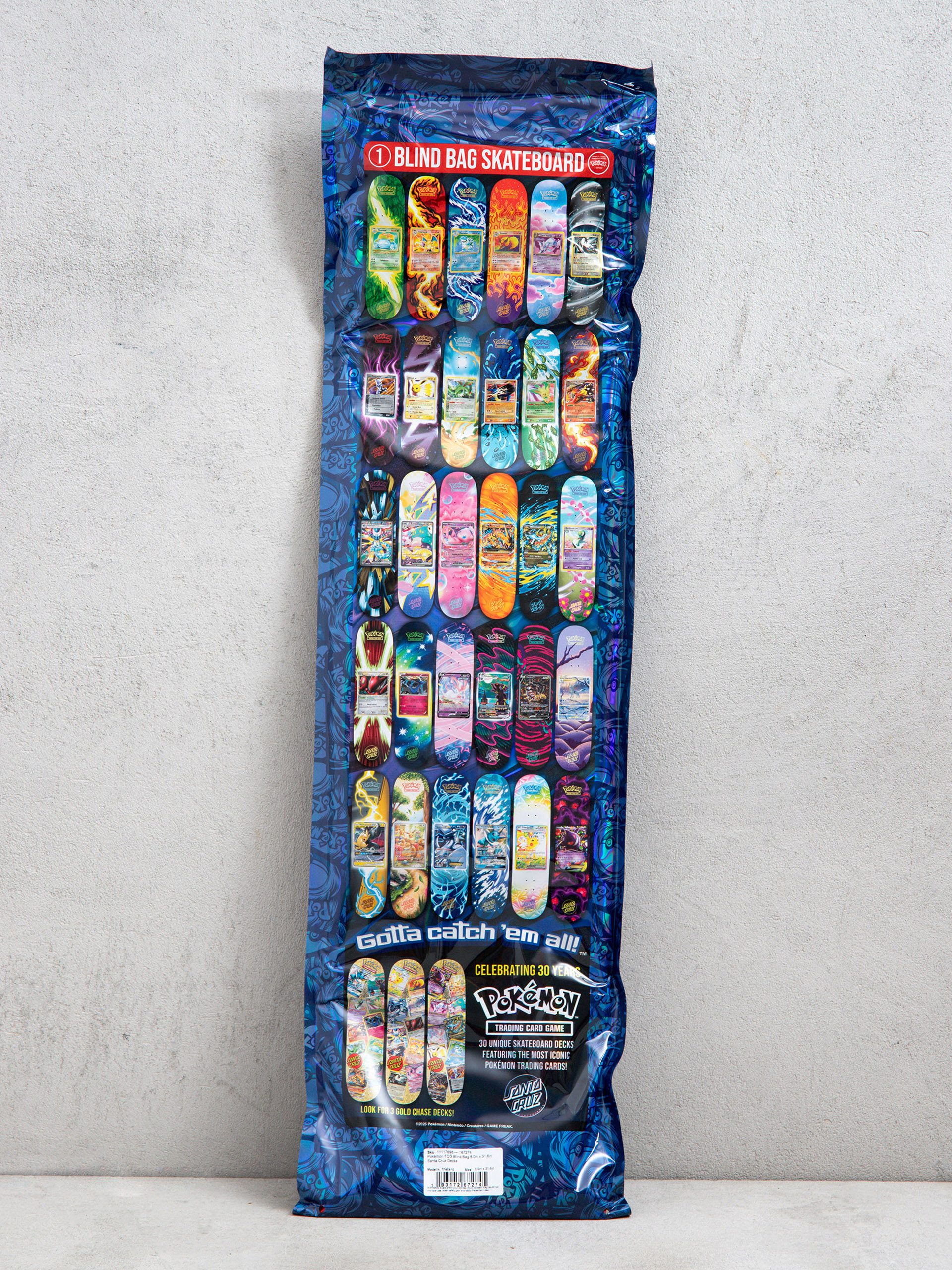 Deck Santa Cruz X Pokemon TCG Blind Bag