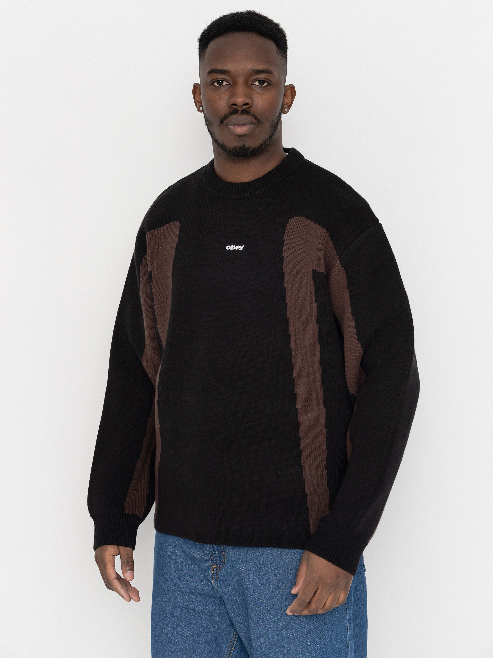 Sweter OBEY Brann (digital black multi)