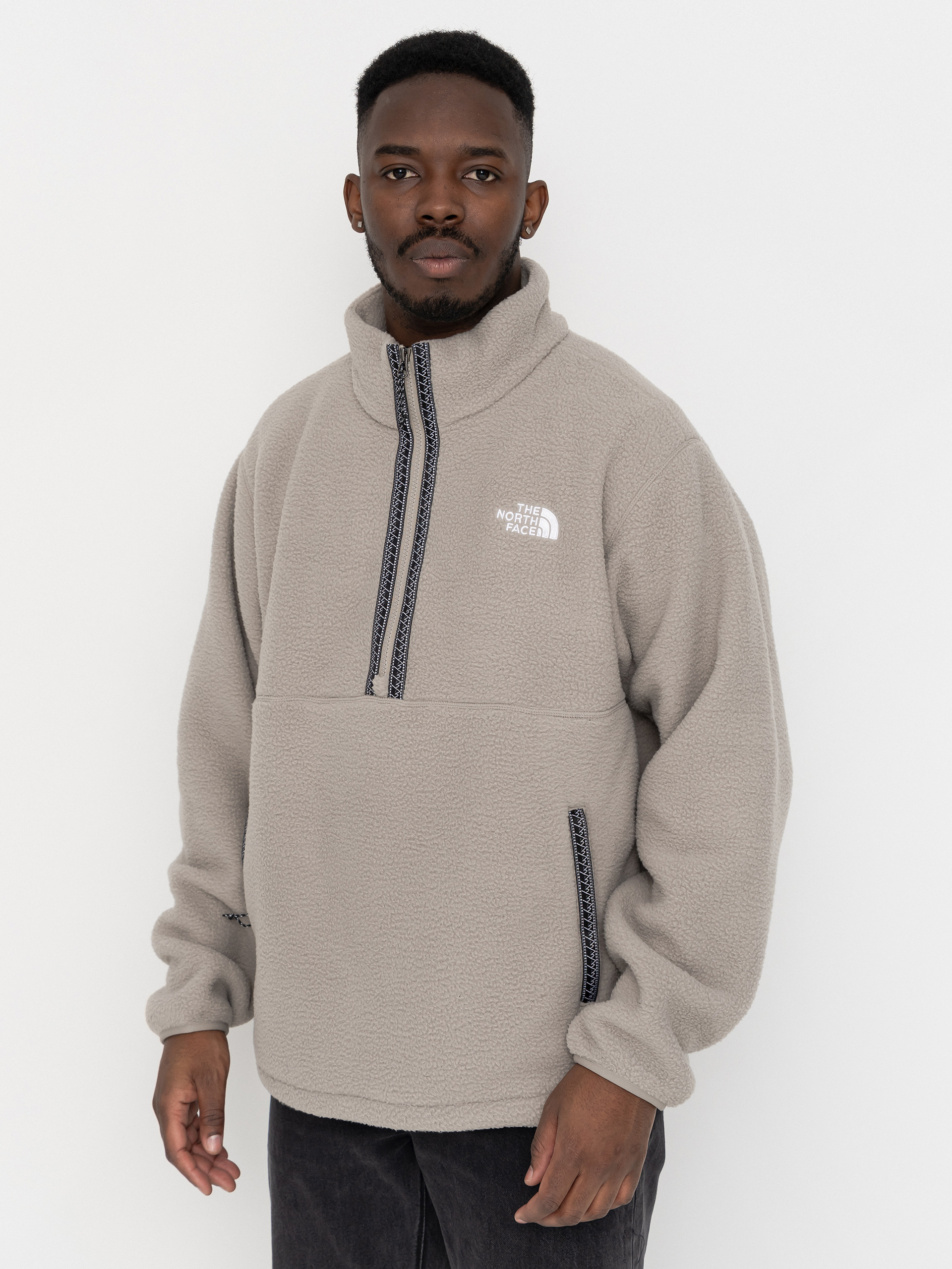 Polar The North Face Fleeski 1/4 Zip (stone slab)
