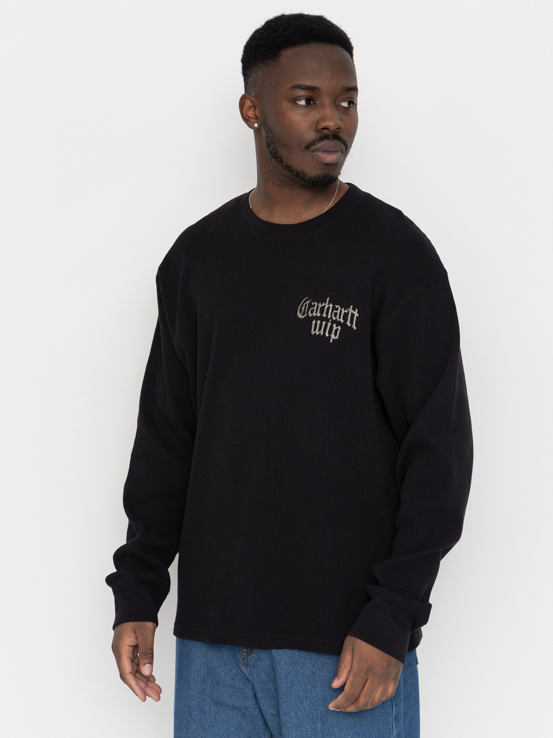 Longsleeve Carhartt WIP Blackletter Waffle