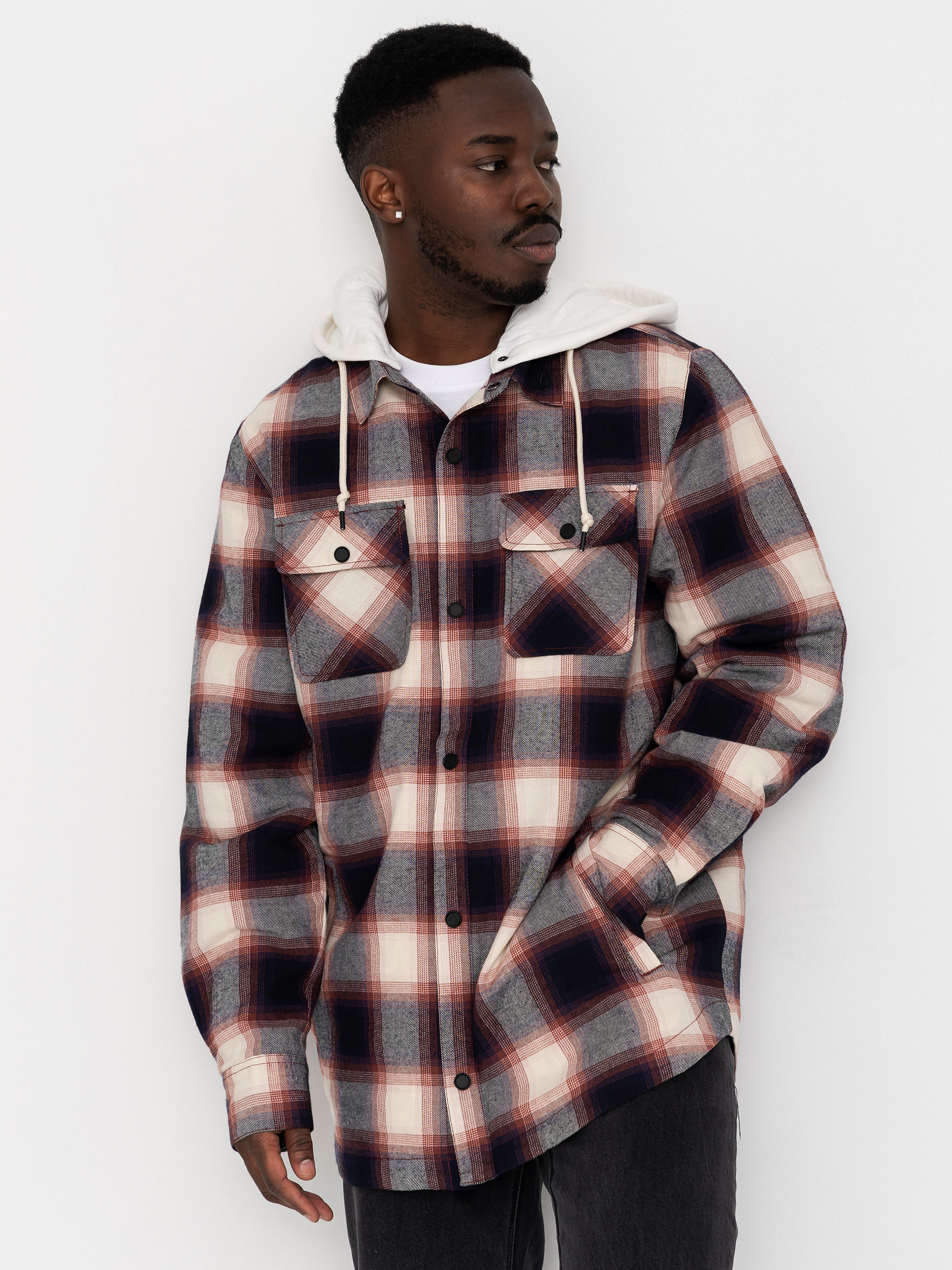 Kurtka Volcom Enson Ins Riding Flannel (blue)