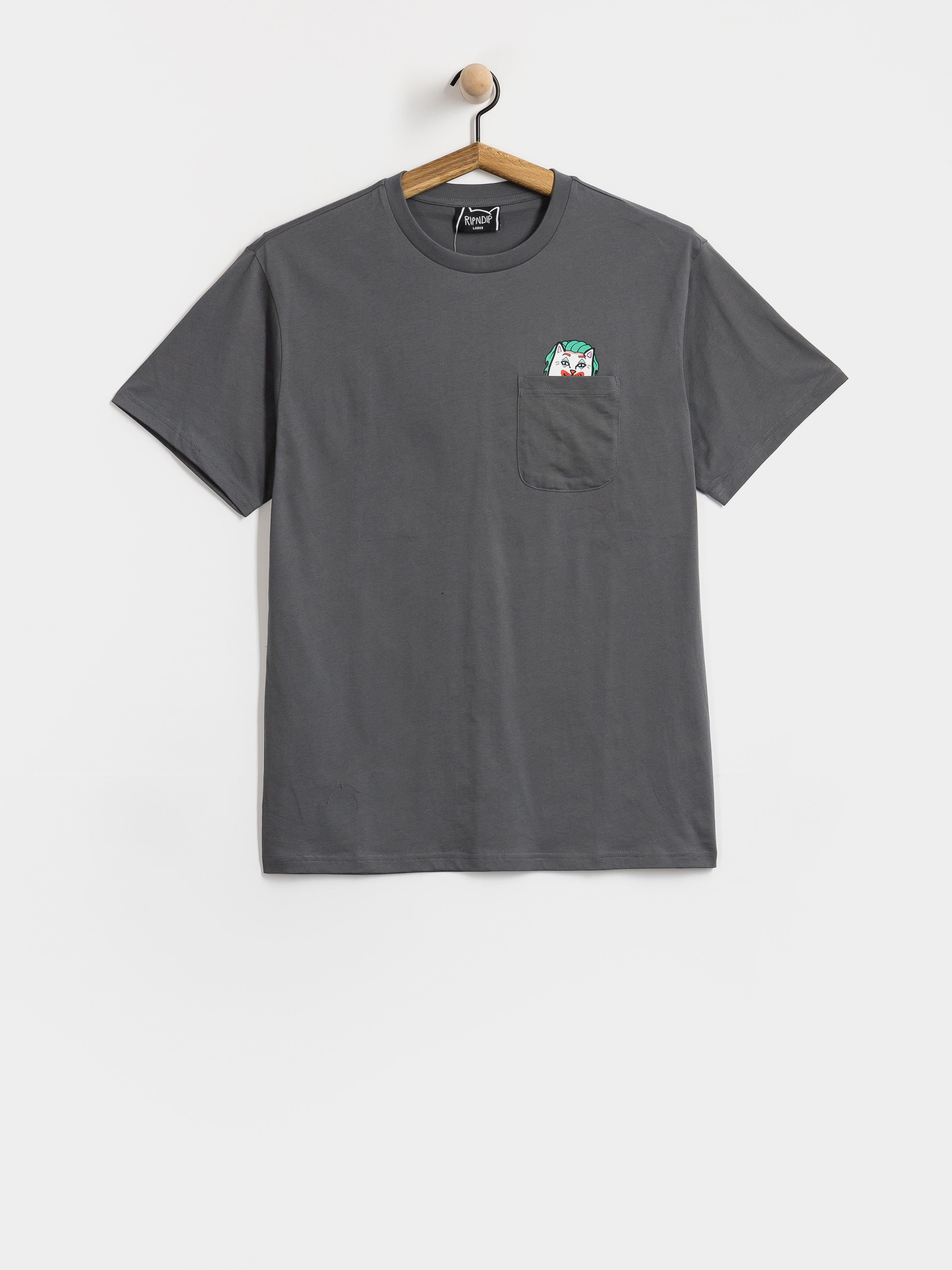 T-shirt RipNDip Why So Nermal? Pocket (charcoal)