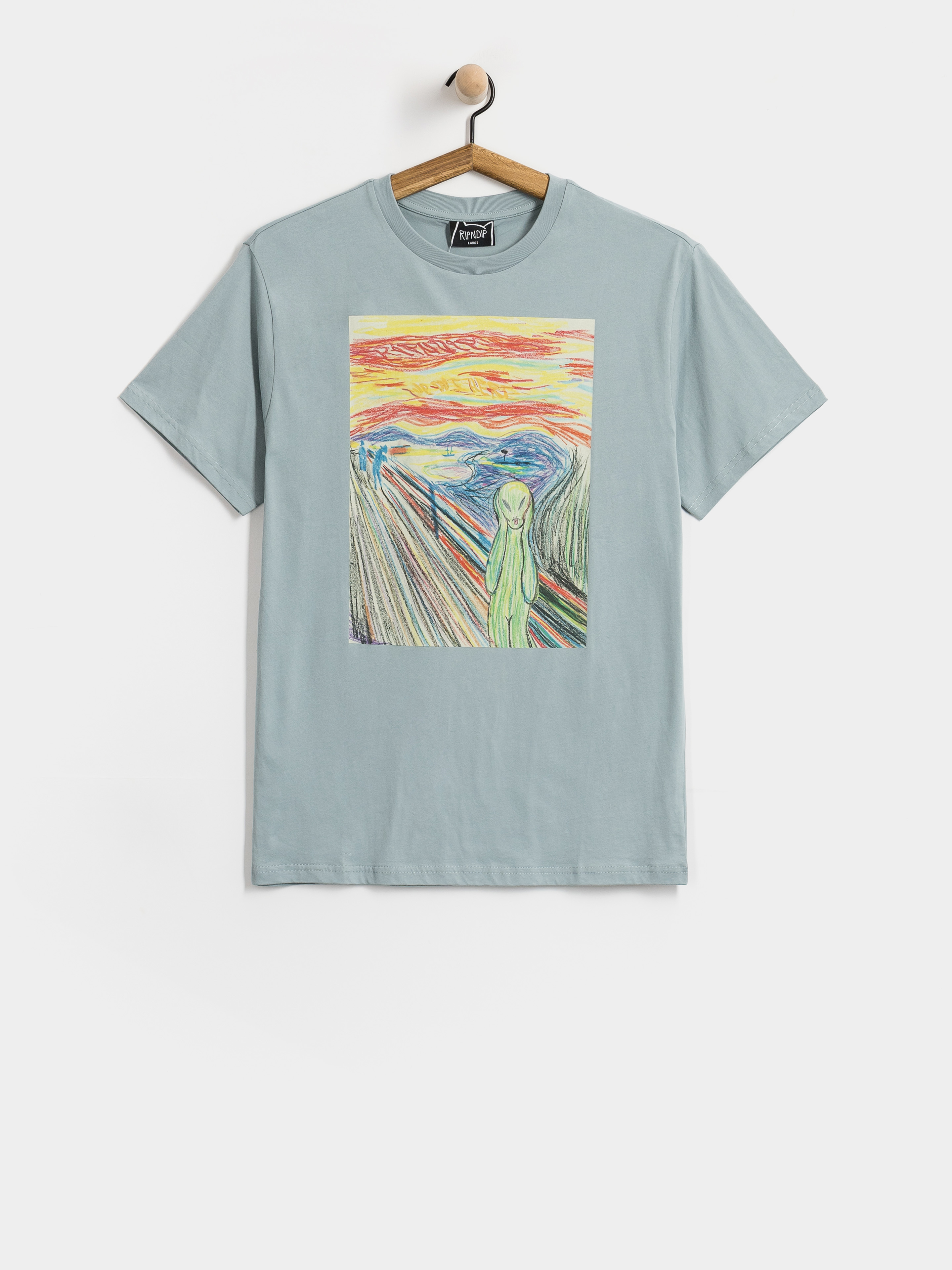 T-shirt RipNDip Oslo (silver blue)