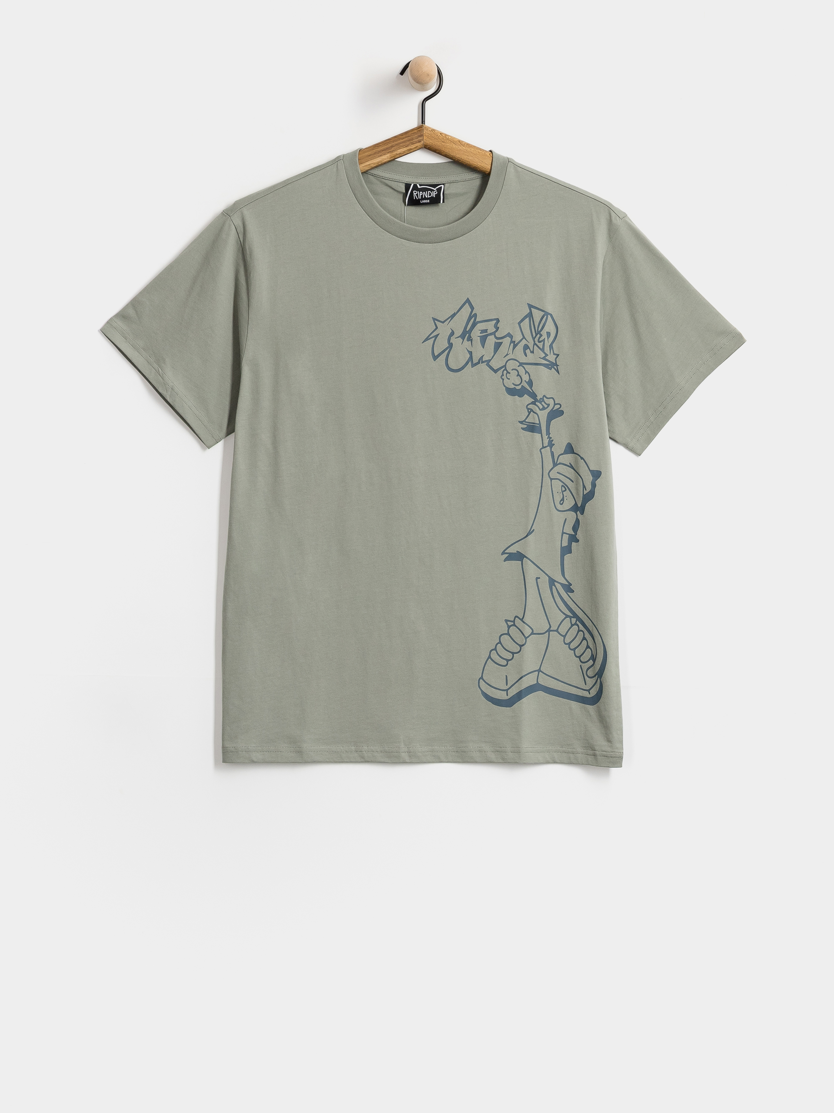 T-shirt RipNDip Hard In Da Paint (dusty sage)