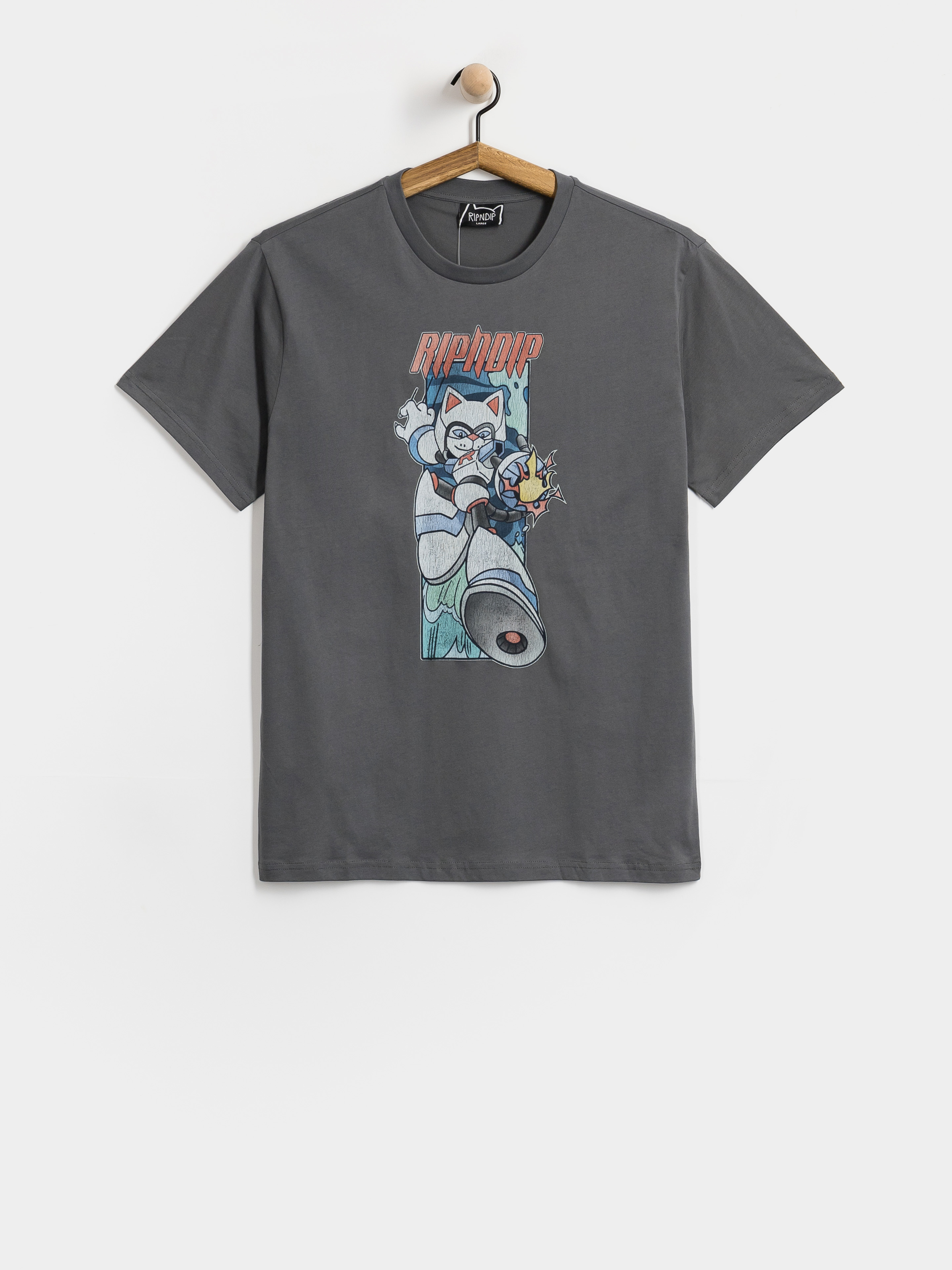 T-shirt RipNDip Rokkunerm (charcoal)