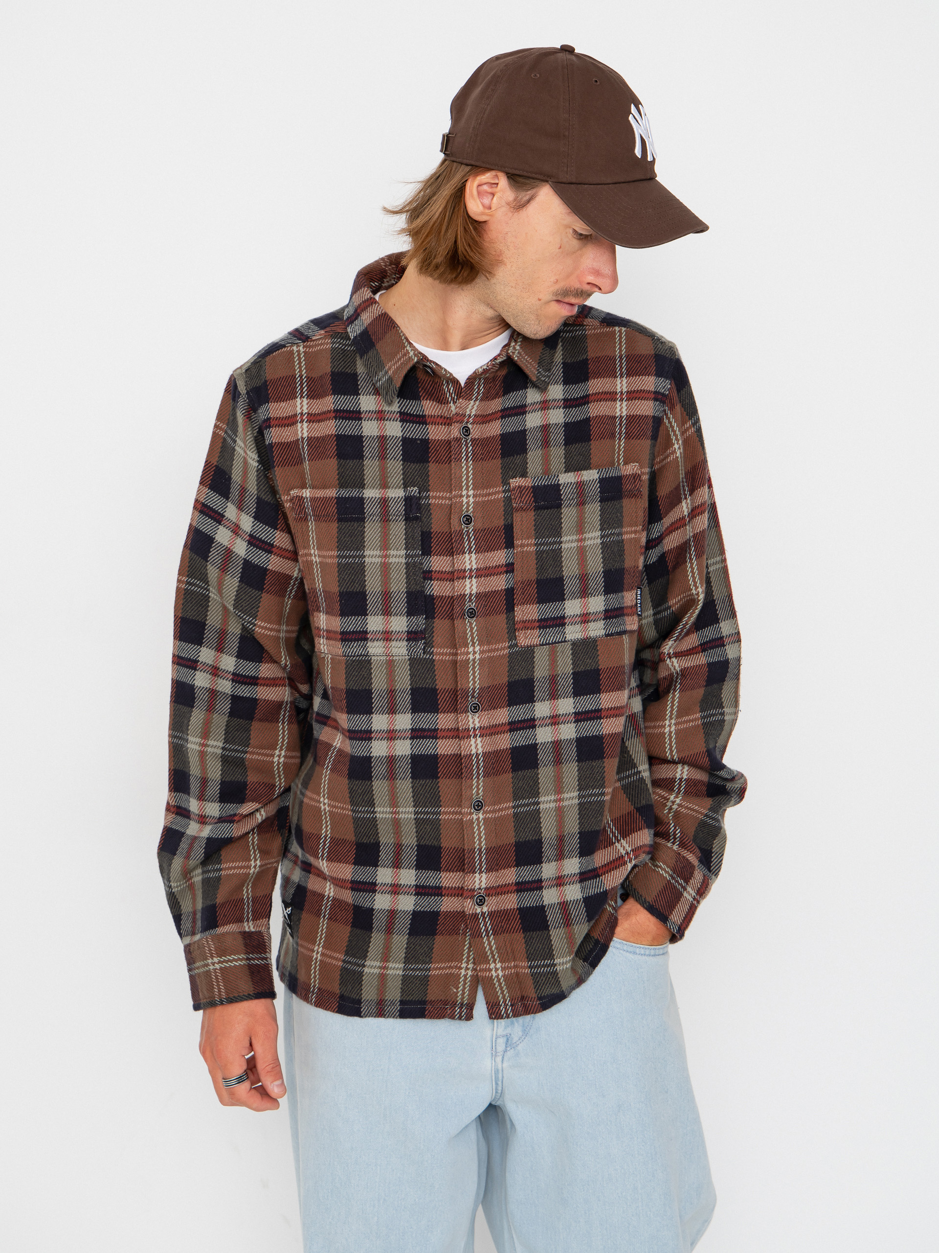 Koszula Iriedaily Chillax Lumber (olive)