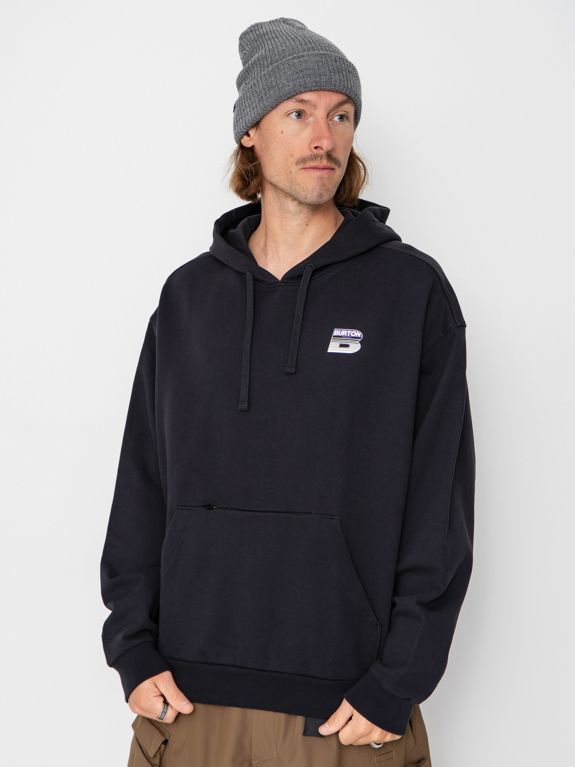 Bluza z kapturem Burton X Zeb Standard HD (true black)