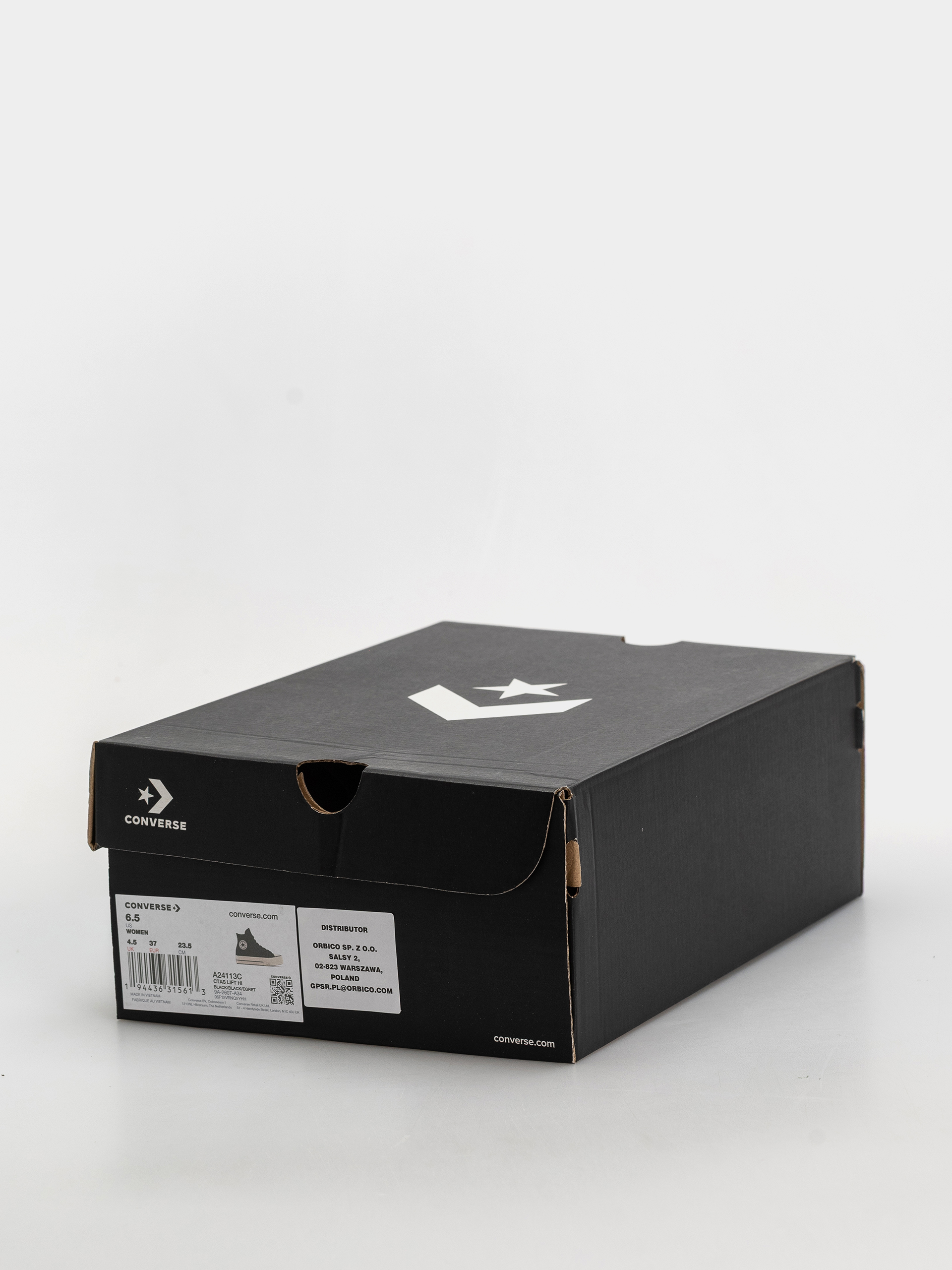 Trampki Converse Chuck Taylor All Star Lift Hi Wmn (black/black/egret)