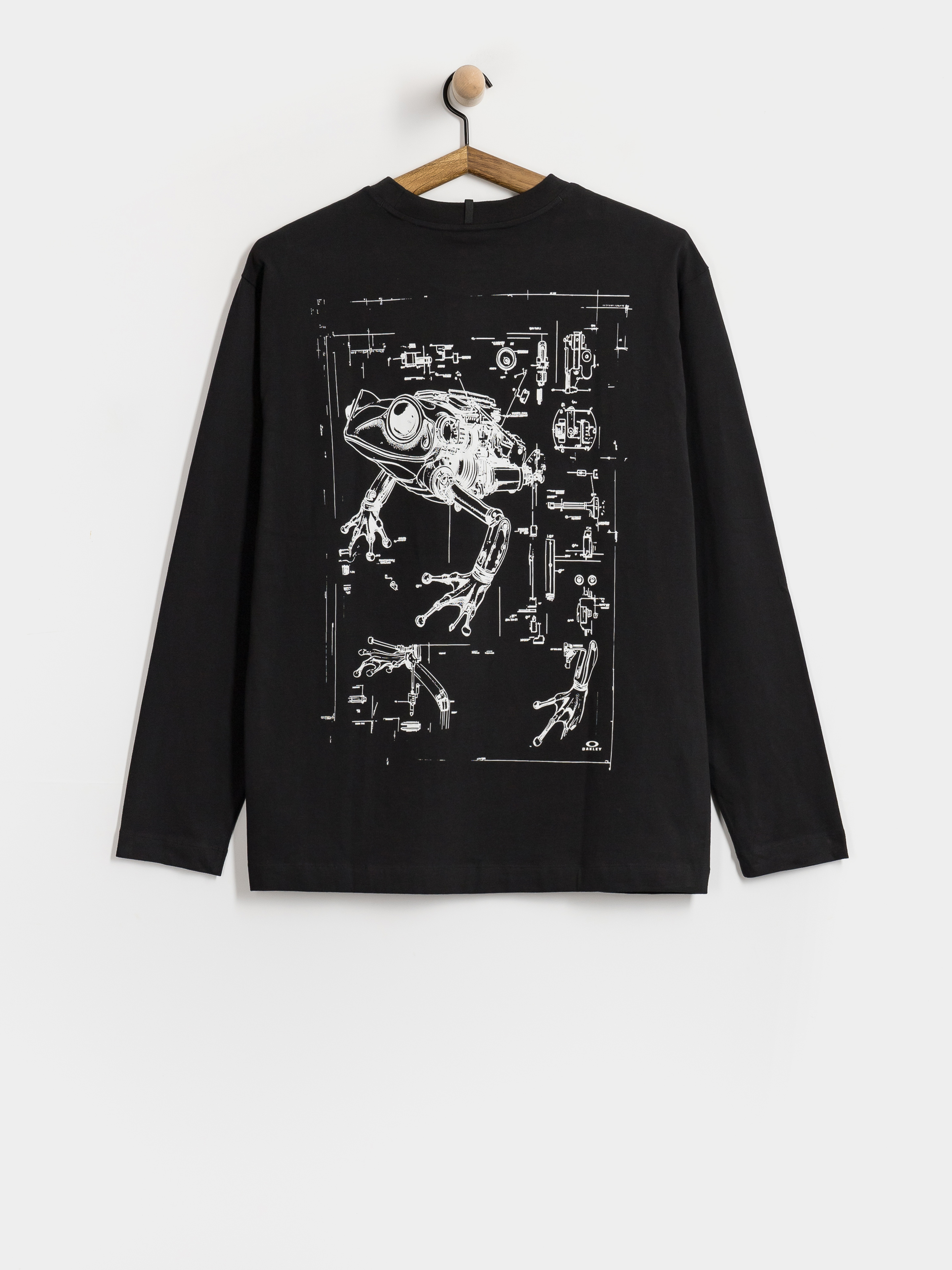 Longsleeve Oakley Animatronic Frog (pitch black)