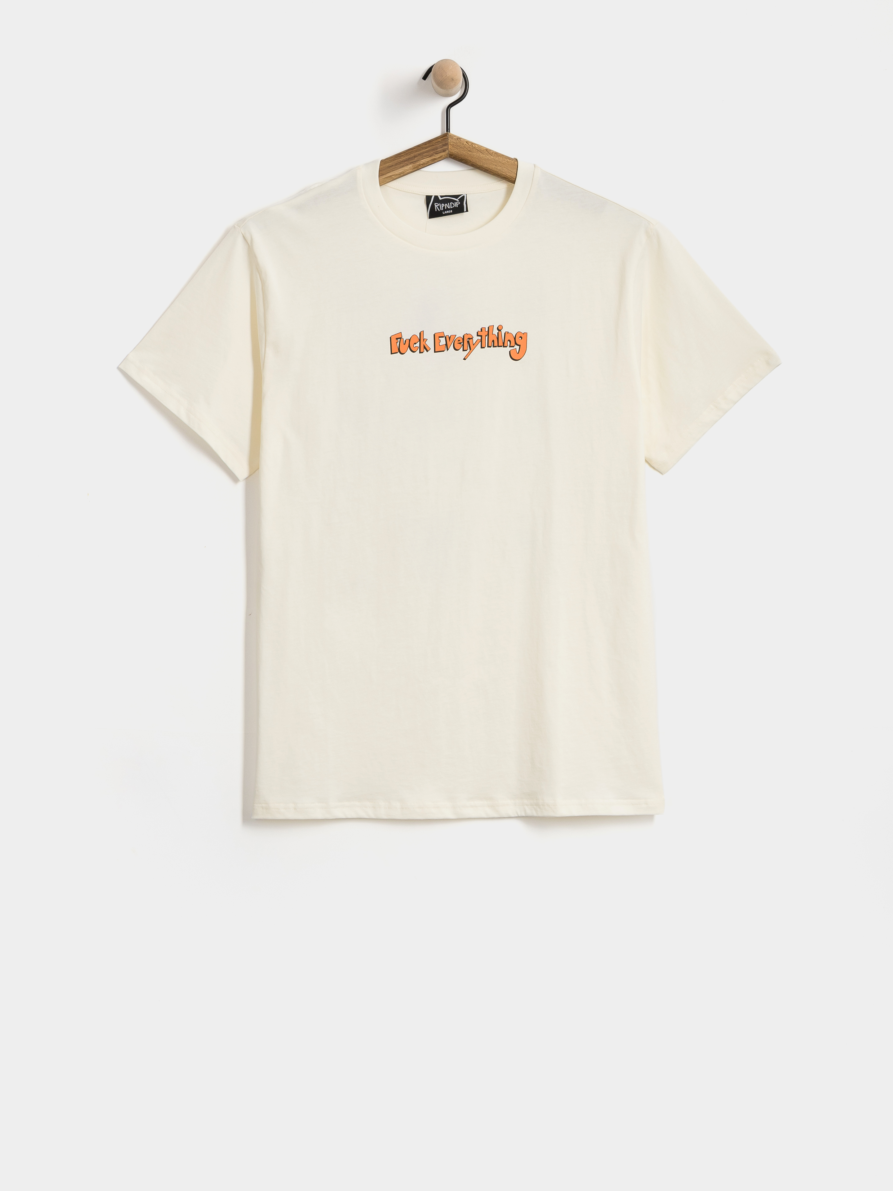T-shirt RipNDip Fuck Everything (bone)