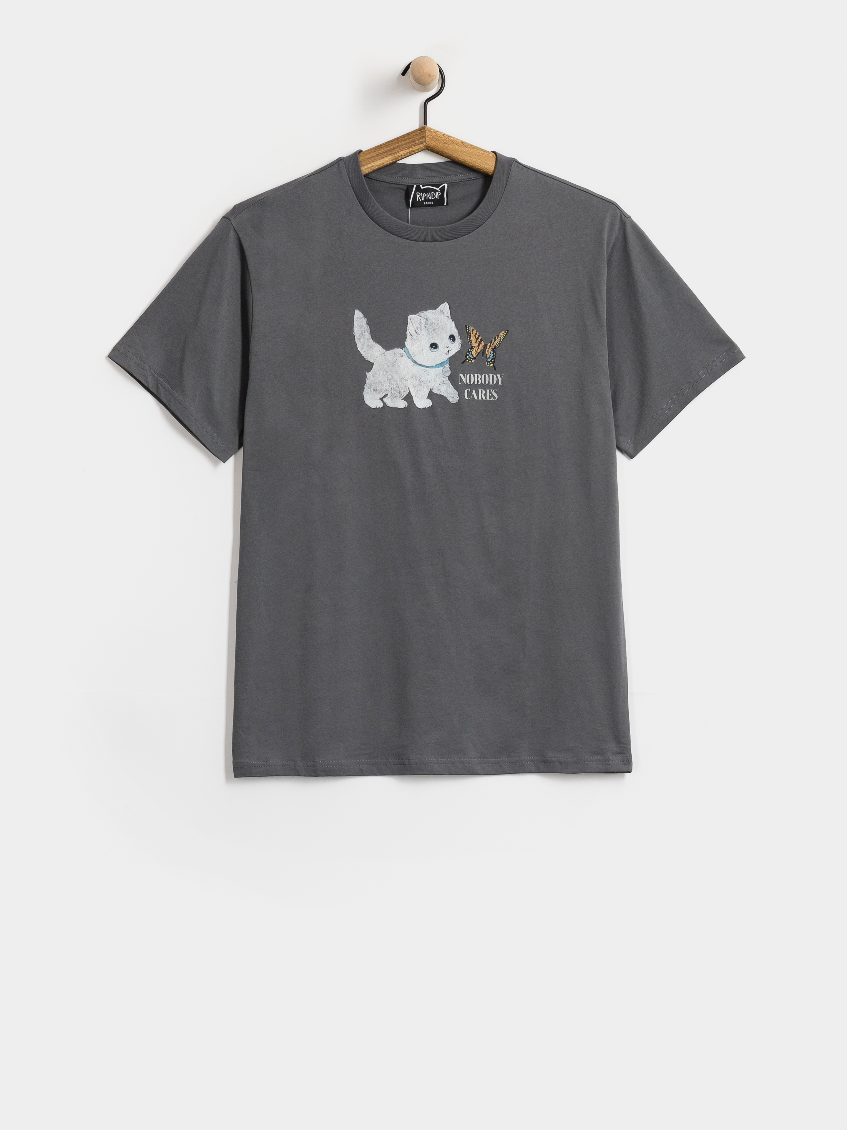 T-shirt RipNDip Not Easy (charcoal)