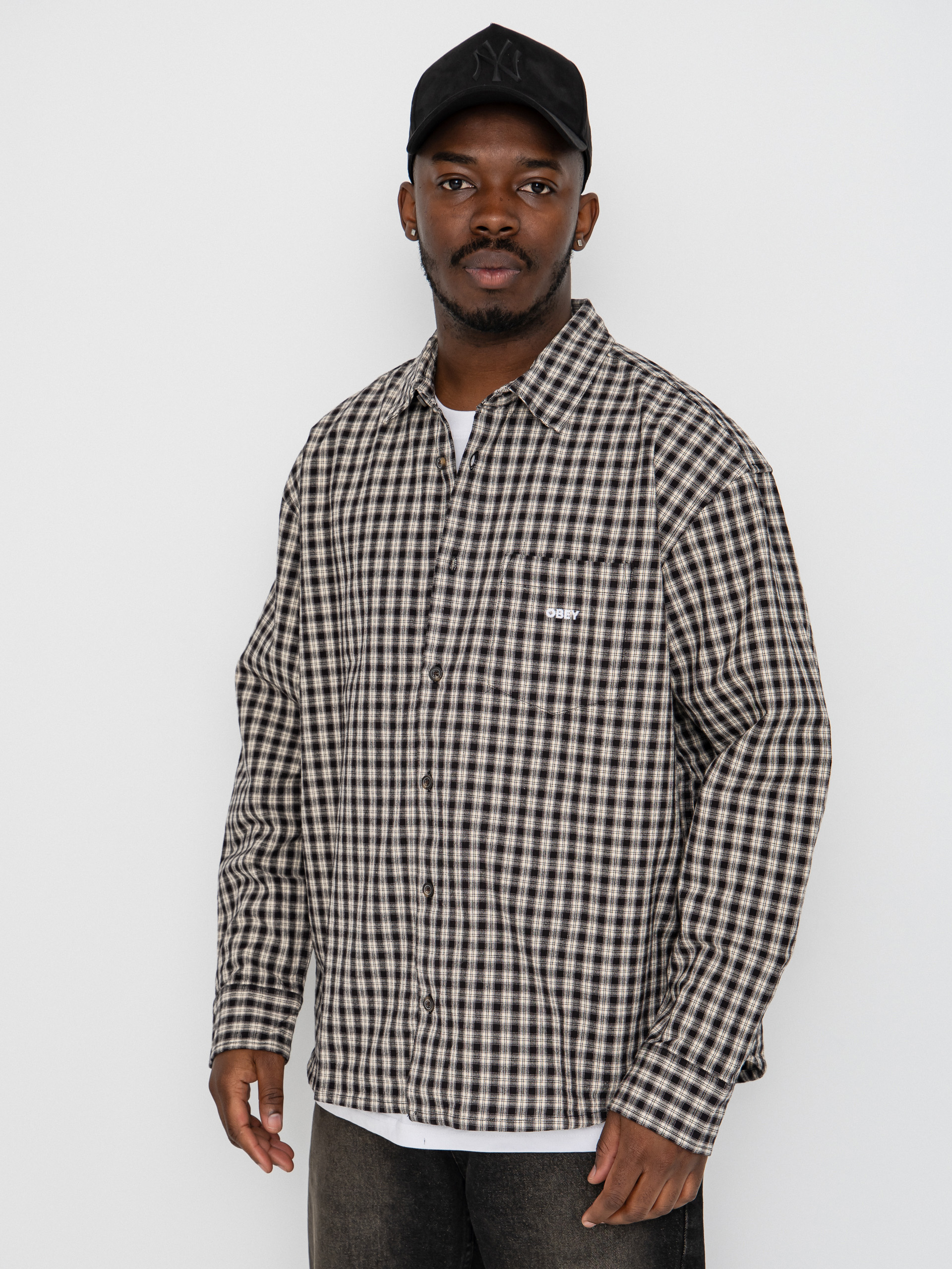 Koszula OBEY Bigwig Axel (black multi)