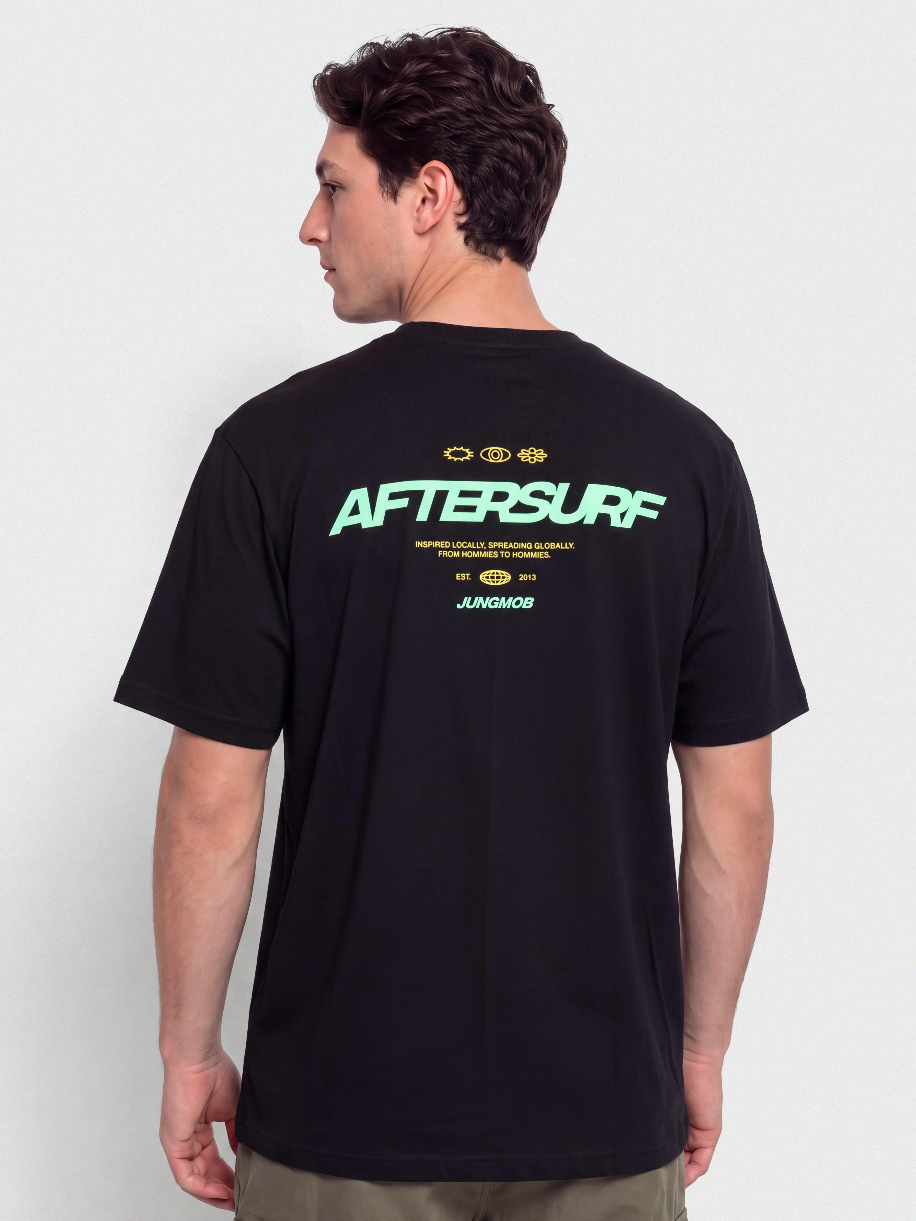 T-shirt Jungmob Aftersurf (black)