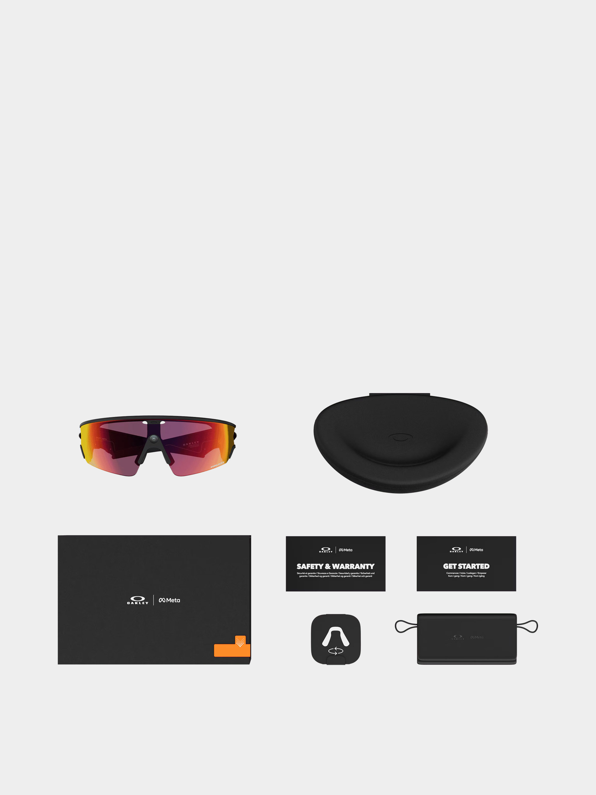 Okulary przeciwsłoneczne Oakley Meta AI Vanguard (black/prizm transitions ember)