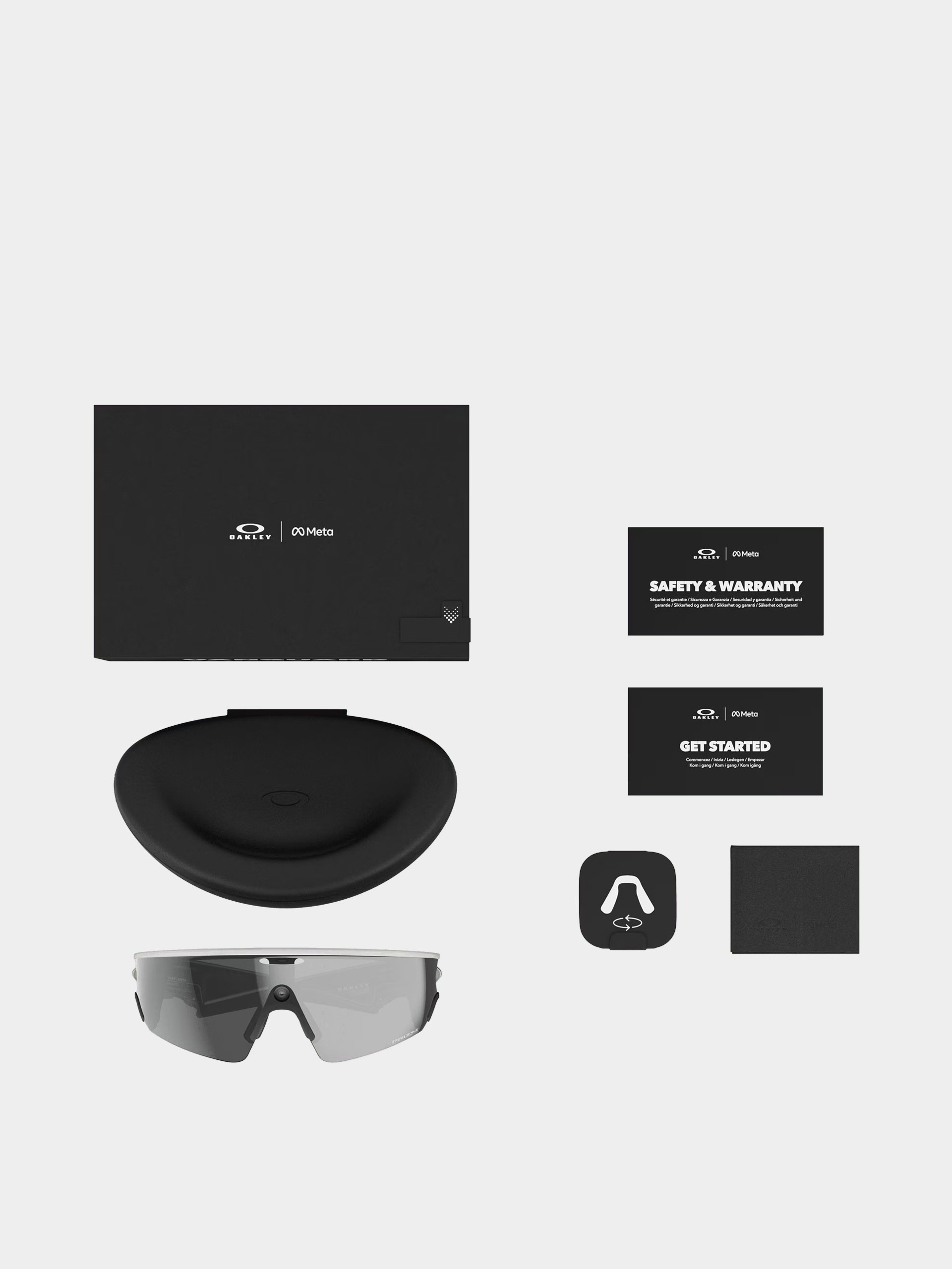 Okulary przeciwsłoneczne Oakley Meta AI Vanguard (white/prizm black)