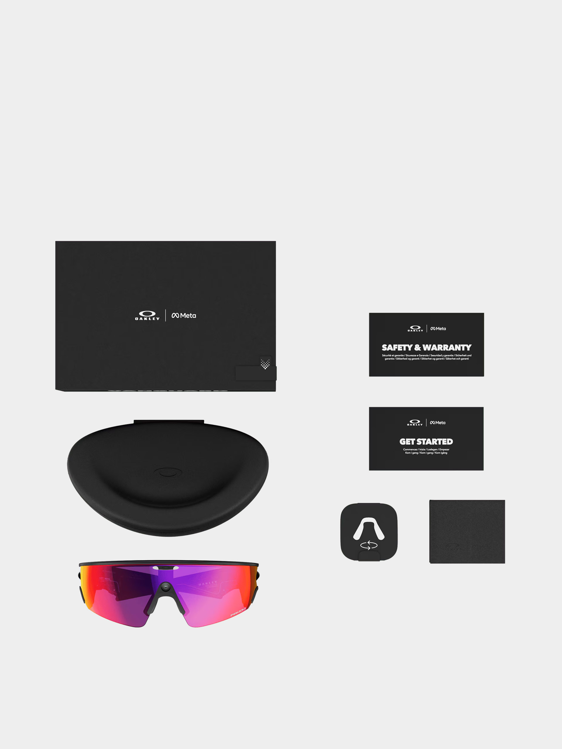 Okulary przeciwsłoneczne Oakley Meta AI Vanguard (black/prizm road)