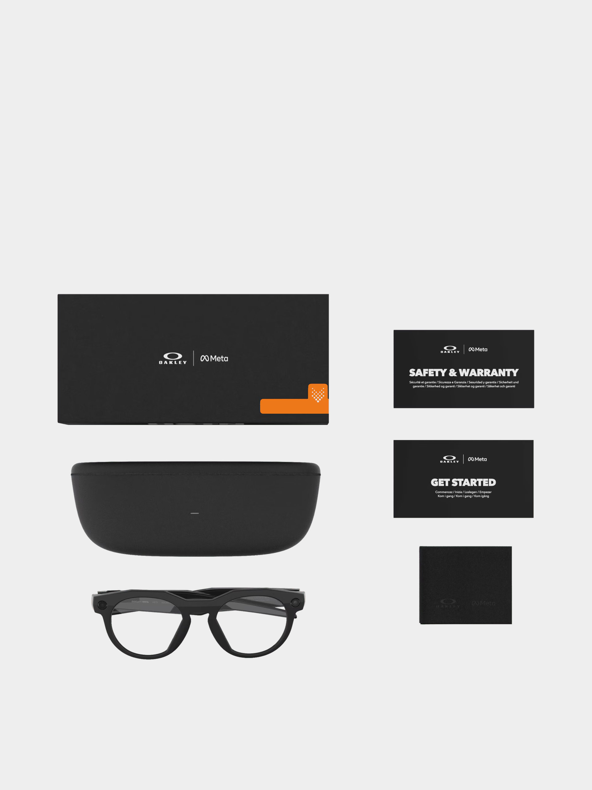 Okulary przeciwsłoneczne Oakley Meta AI HSTN (black/clear)