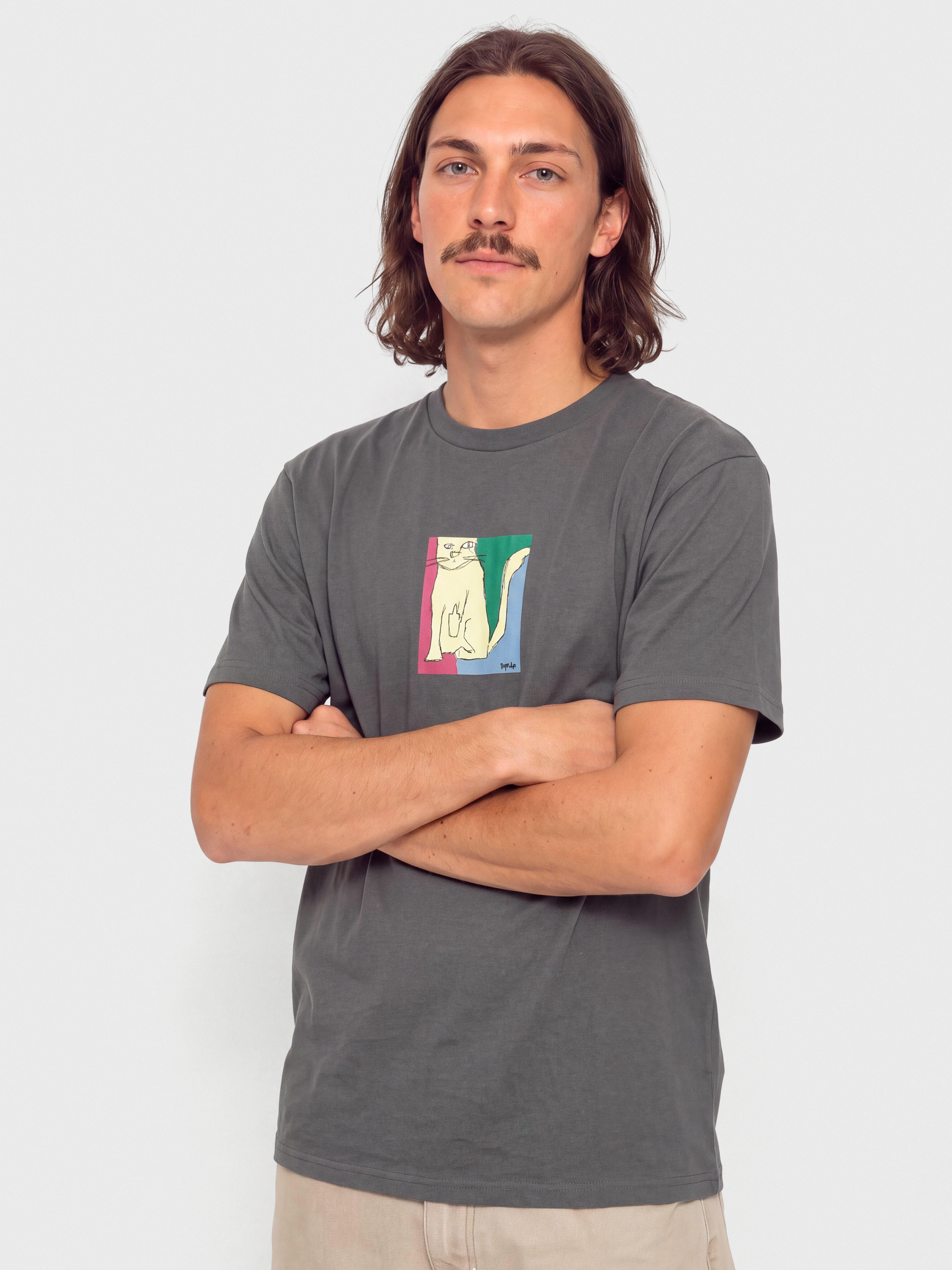T-shirt RipNDip Nermhol (charcoal)