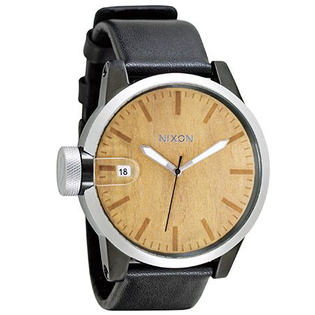 Zegarek Nixon Chronicle (all black/light wood)