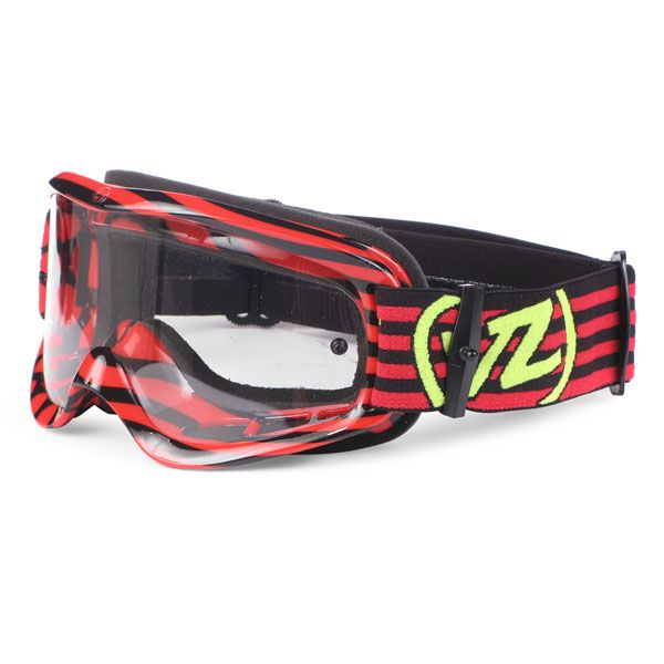 Gogle Motocrossowe Von Zipper Sizzle Mx (strip red/clear)