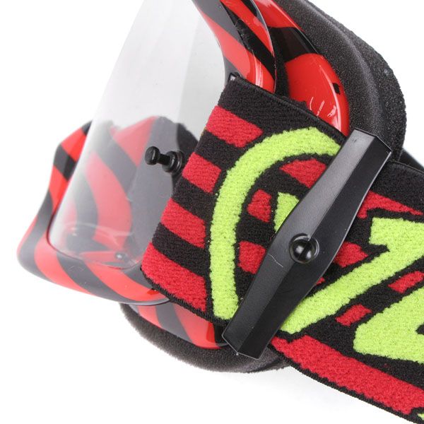 Gogle Motocrossowe Von Zipper Sizzle Mx (strip red/clear)