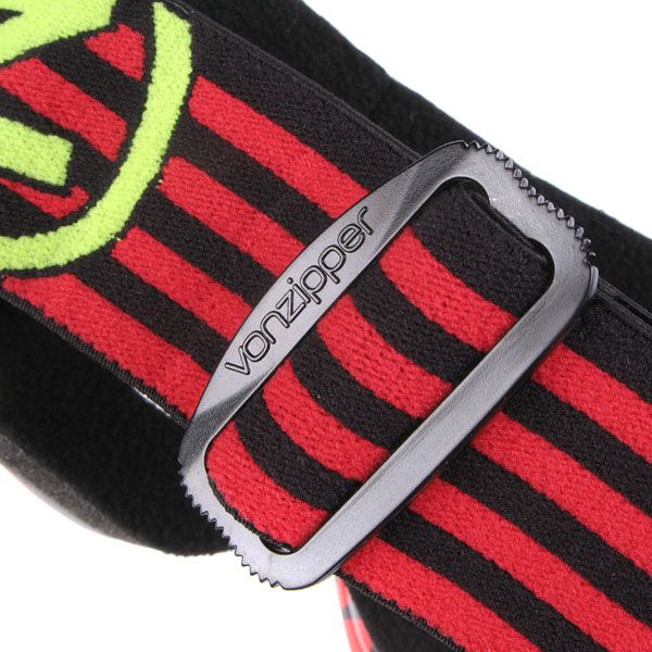 Gogle Motocrossowe Von Zipper Sizzle Mx (strip red/clear)