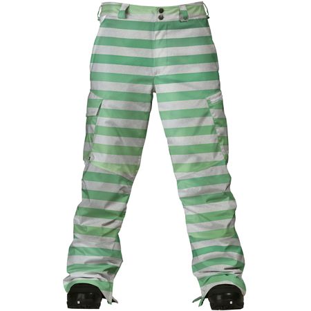 Męskie Spodnie snowboardowe Burton Cargo (absynth big stripe fade)