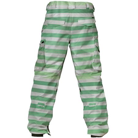 Męskie Spodnie snowboardowe Burton Cargo (absynth big stripe fade)