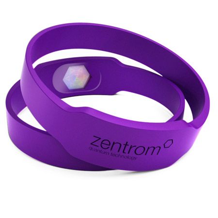Opaska z hologramem Zentrom (violet)