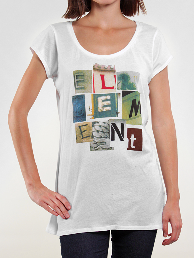 T-Shirt Element Billboard Wmn (white) 