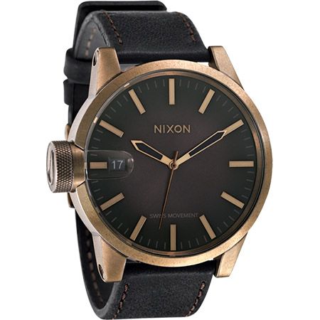 Zegarek Nixon Chronicle (antique gold/black)