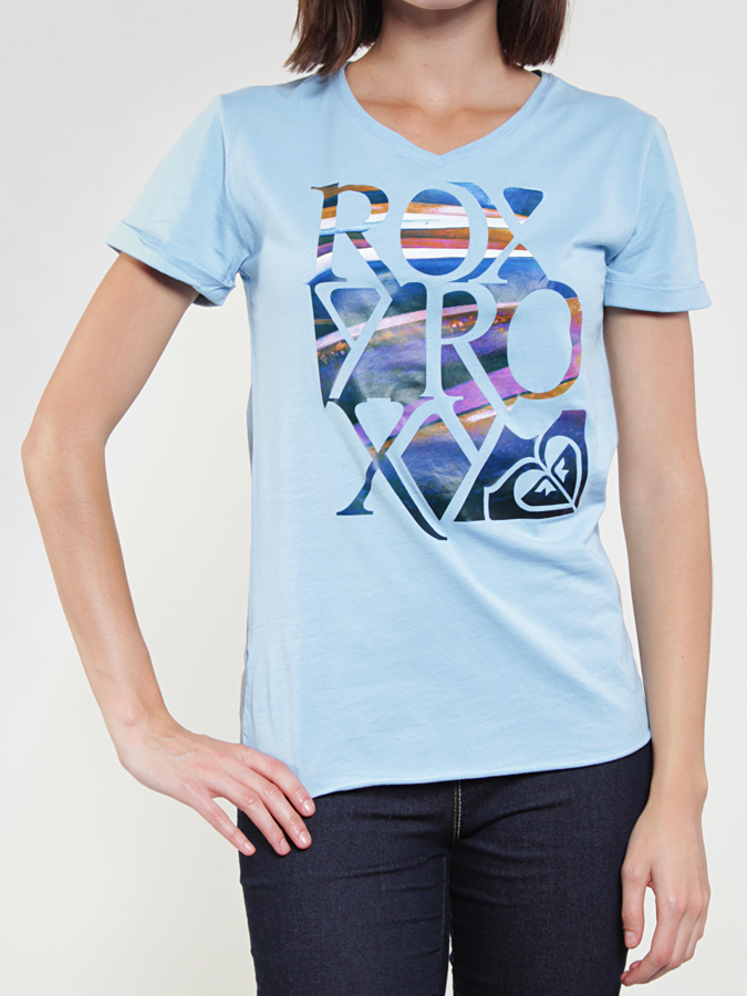 Koszulka Roxy Roll Sleeve Tee Wmn (boyfriend blue) 