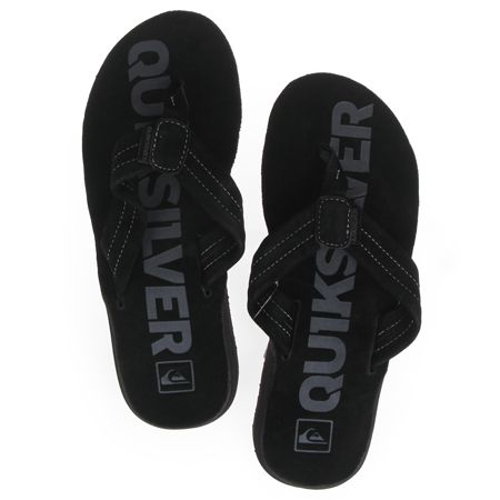 Klapki japonki Quiksilver Gaff 314 (black/grey/black) 