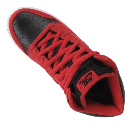 Buty Nike SB Dunk Mid Pro - czerwony (sport red/black)