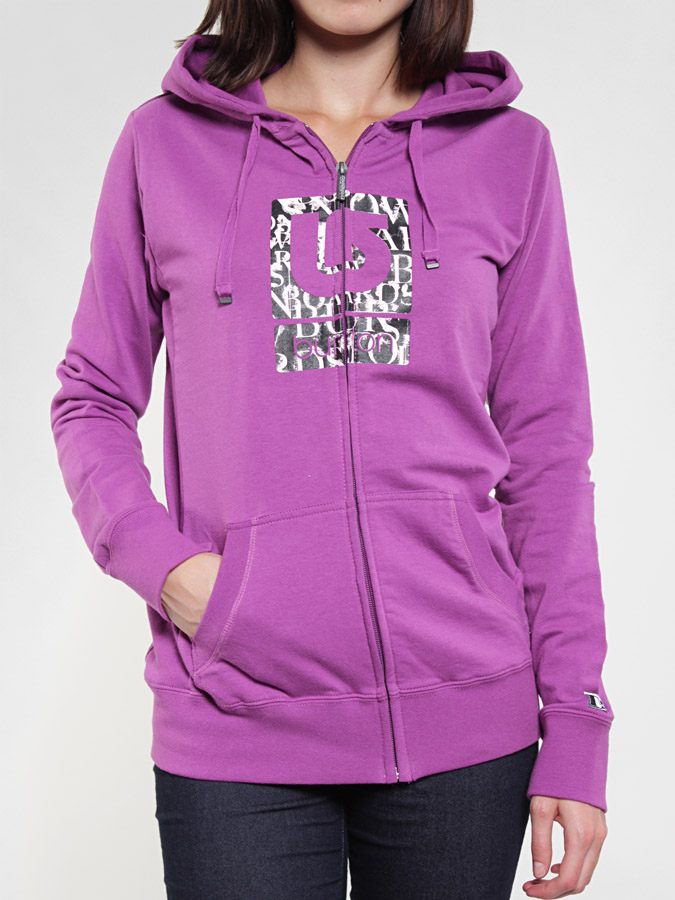 Bluza z kapturem Burton Logo Fill FZ Wmn (byzantium)