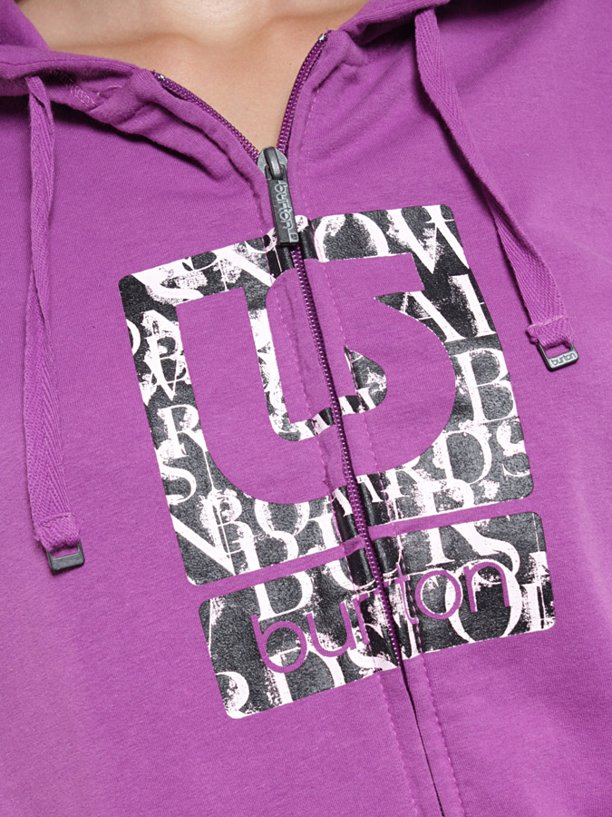 Bluza z kapturem Burton Logo Fill FZ Wmn (byzantium)