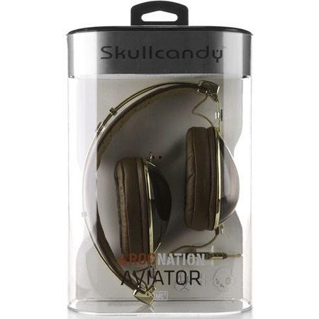 Słuchawki Skullcandy Aviator Roc Nation (brown)