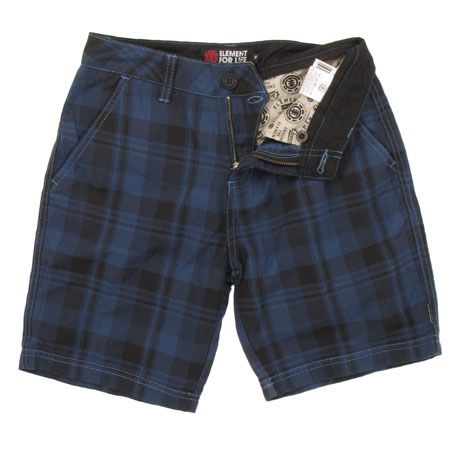 Dziecięce szorty Element Plaid Tasia Boy (storm)
