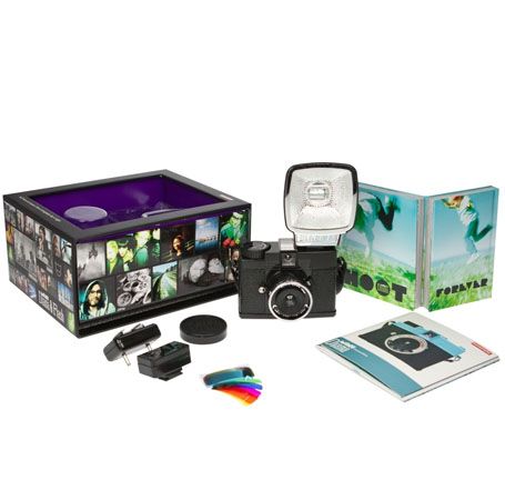 Aparat fotograficzny Lomography Diana Mini Flash Package Petit Noir