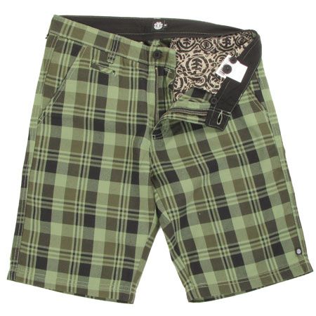 Szorty Element Plaid Tasia (green tea)