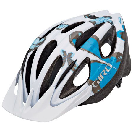 Dziecięcy kask ochronny Giro Flurry (wht/lt blu butterflies)